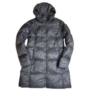 Eddie Bauer Down Parka Puffer Coat Jacket Women's Small‎ Insulated Waterproof